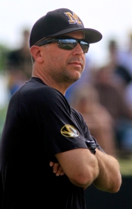 University of Missouri softball coach Ehren Earleywine on April 16, 2012.